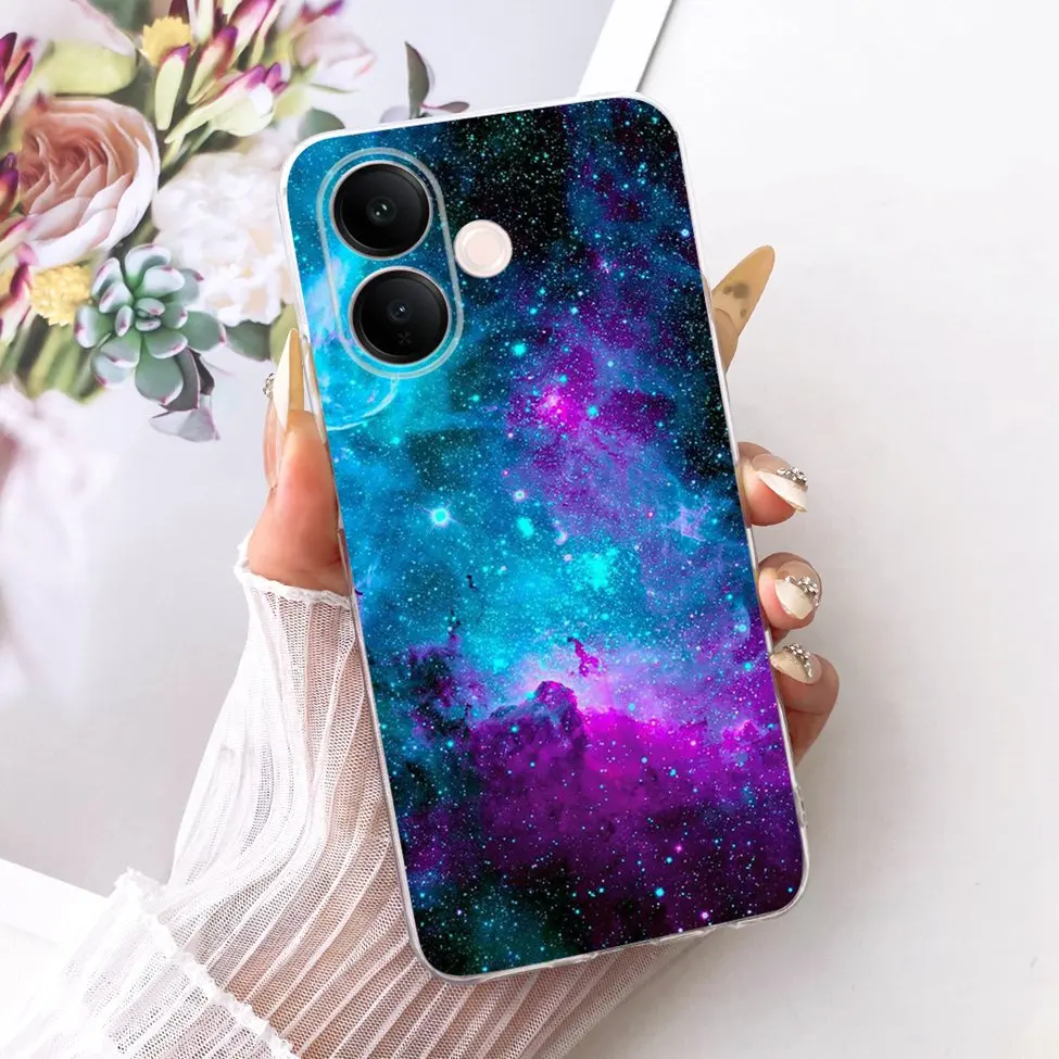 Clear Luxury Cute Cat & Butterfly Painted Case