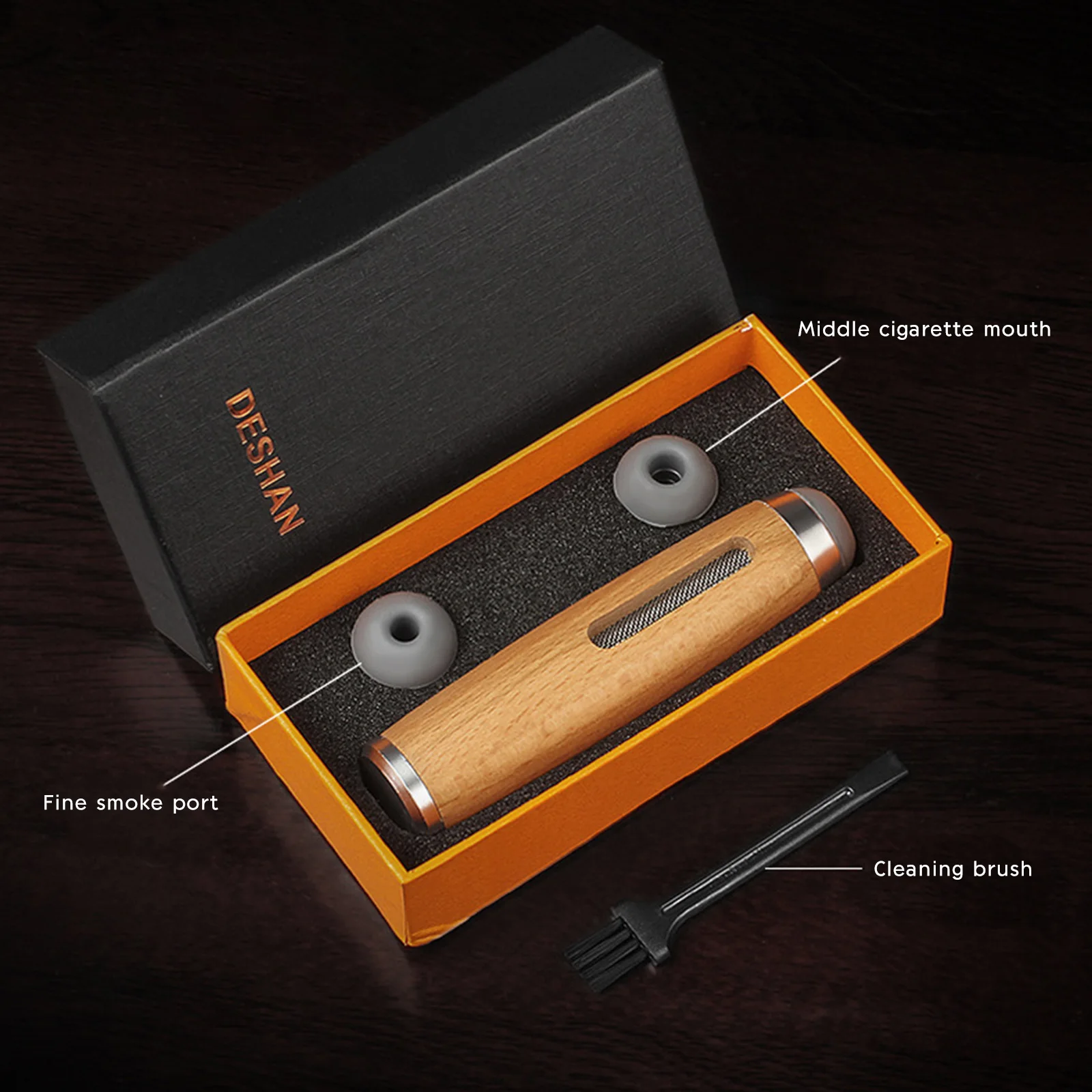 Car Ashtray Portable Ashtray Mini Car Ashtray Wood