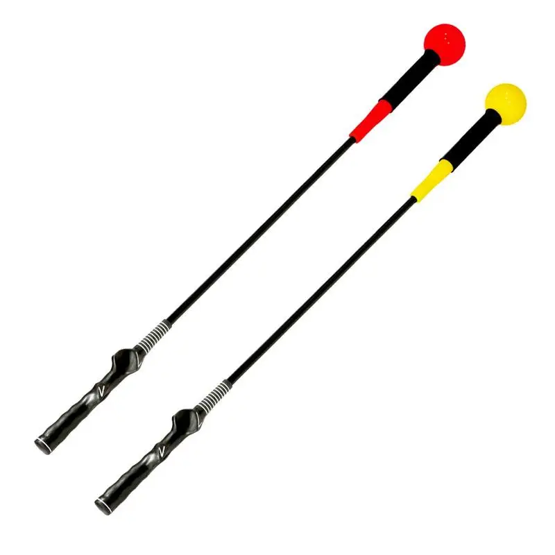 Golf Swing Trainer 122Cm/102Cm Asta In Fibra Elastica Silicone Golf Swing Practice Stick Golf Grip Training Aid Golf Swing Master