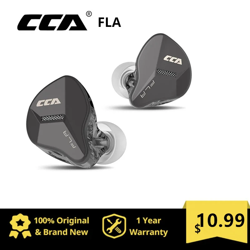 CCA FLA Moving coil HIFIgrade audio quality inear headphone anchor
