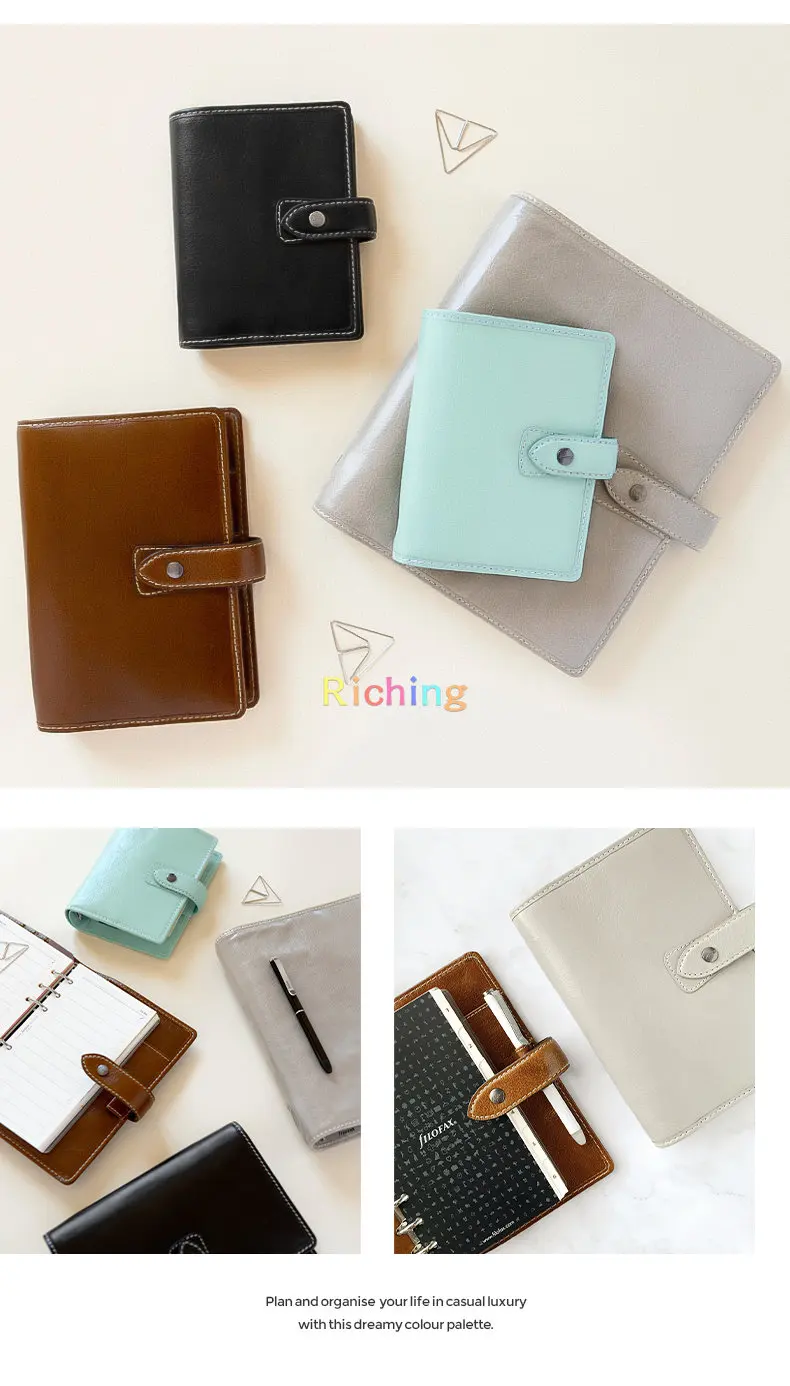 Filofax 兼ねる Malden ポケットオーガナイザー ストーン ミニ6