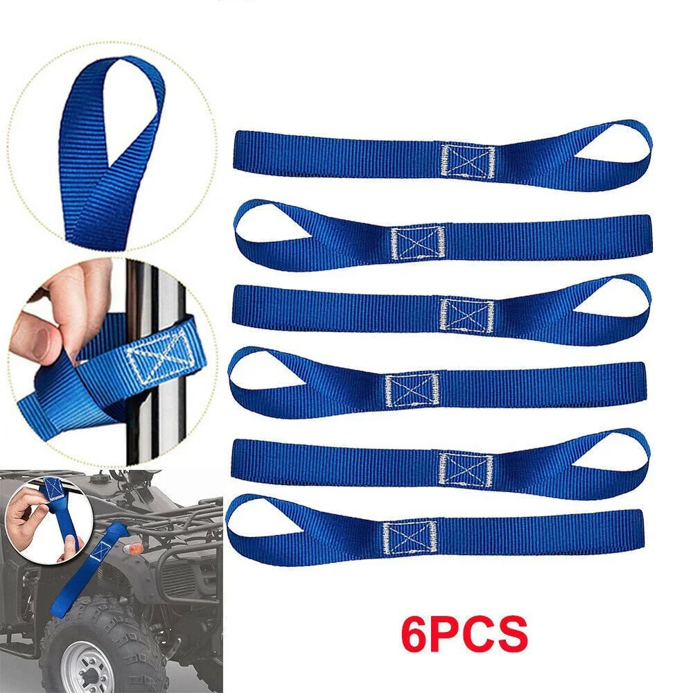 Motorcycle Tie Downs Straps Luggage Heavy Duty Soft Loop for Dirt Bikes Scooters Simple and Easy