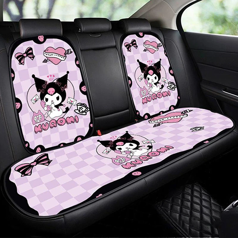 

Чехол для автомобильного сиденья Sanrio, защитный коврик для автомобиля Kawaii Kuromi Cinnamoroll Hellokitty, автомобильные аксессуары, Подарочные игрушки