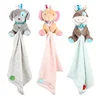 Newborn Baby Plush Stuffed Toys Cute Animal Blanket Comforter Elephant Soothe Appease Sleeping Towel Baby Gift 1
