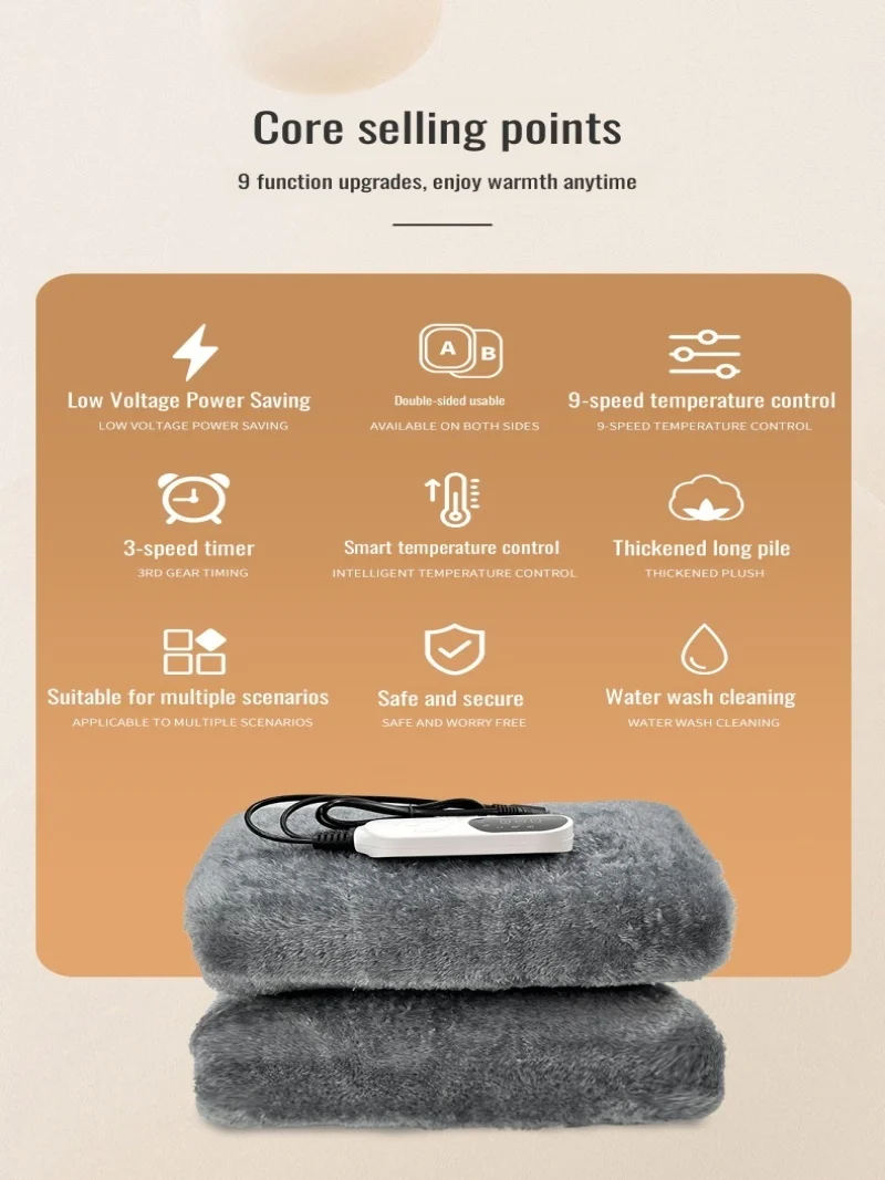 Car Electric blanket 12V Energy Saving Warm Blanket electric mattress knee pad office leg cover Truck RV Heating Blanket Mat DC
