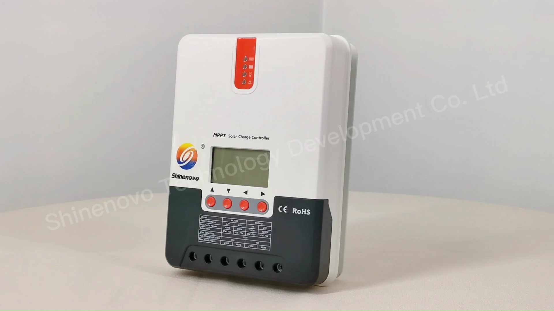 

Shinenovo MPPT 30Amp 12V 24V 30A off grid 100V PV CE ROHS Controller a Solar Charge