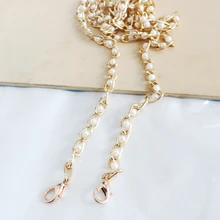 

Imitate Pearl Bag Strap Replacement Chain Fashion Handbag Chains Portable Bag Belts Women Shoulder Strap Bag Accessories New