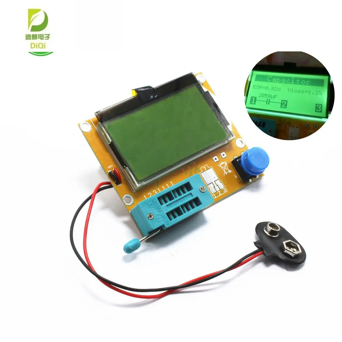 1pcs LCR T4 Mega328 Transistor Tester Diode Triode Capacitance ESR