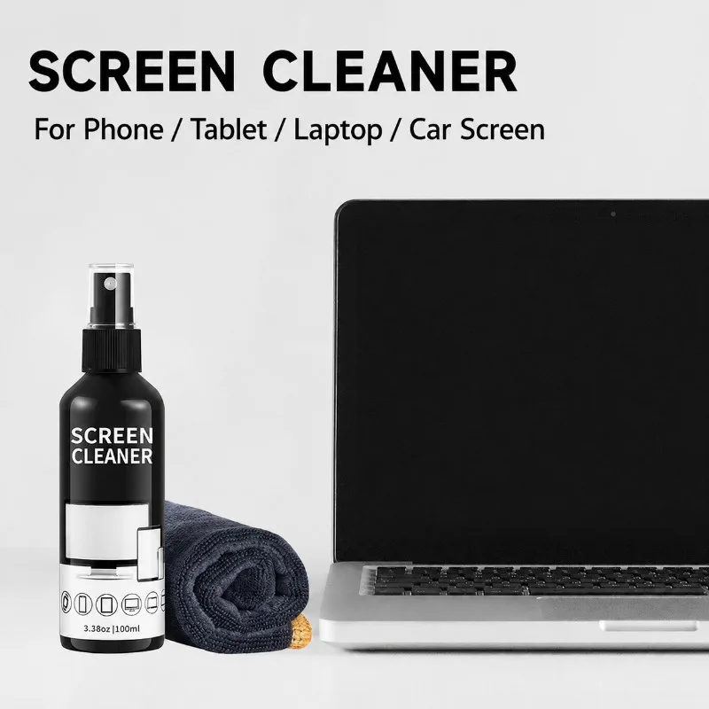 LCD Screen Cleanser Spray Fluid - 100ml Portable Touch Panel Stain Remover Solution