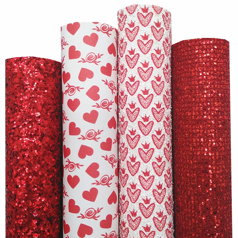 faux-leather-sheets-bows-faux-leather-heart-red-heart-sheets