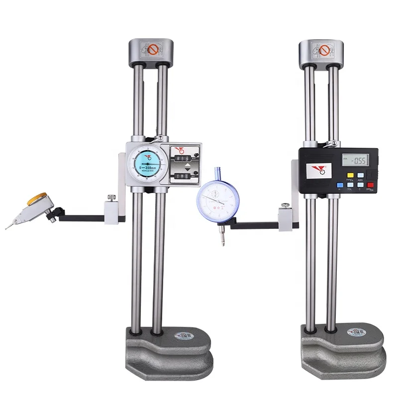 

Double column digital display height ruler hand wheel cursor marking height ruler
