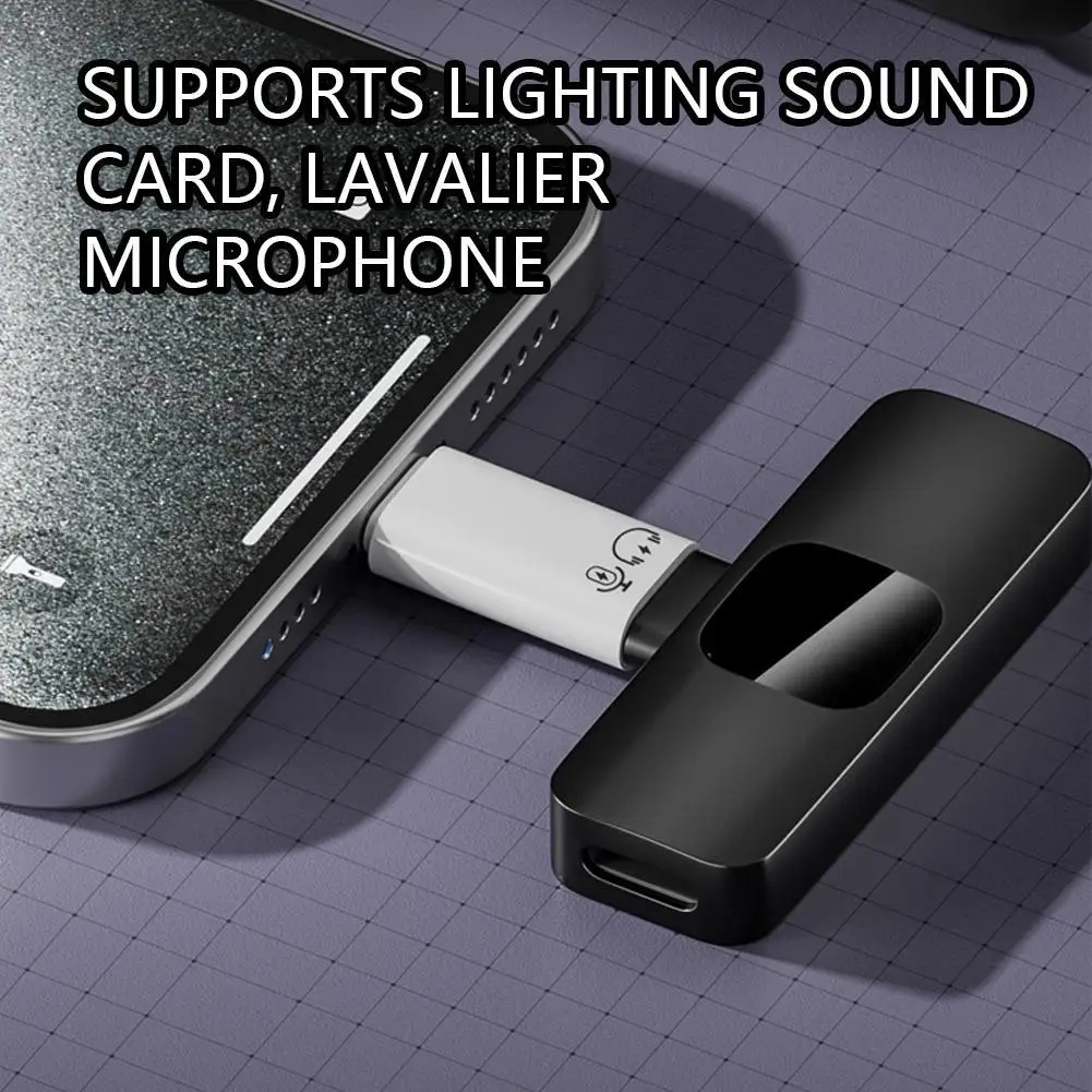 OTG Adapter Type C Adapter For Apple 15 Lavalier Microphone