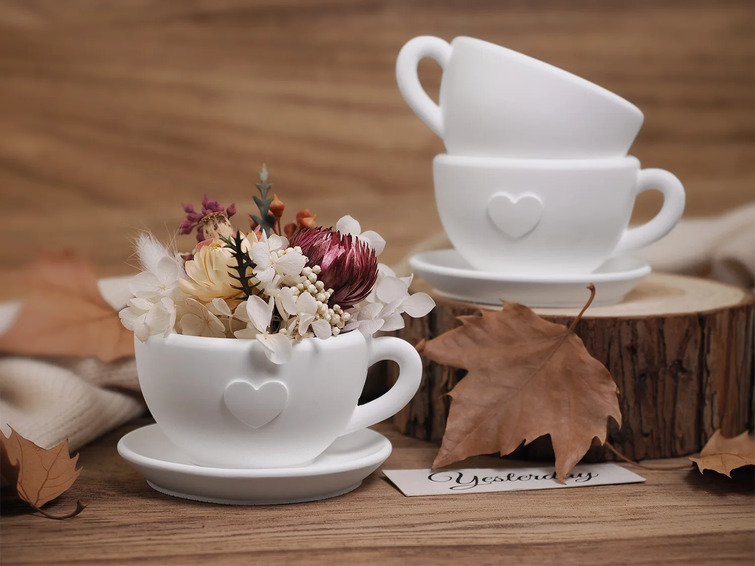 Love Coffee Cup Mold Set 5