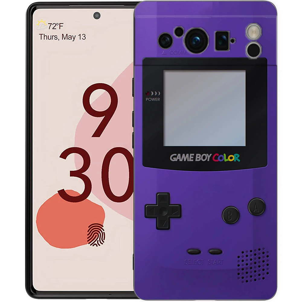Retro Game Design Phone Case - Soft Silicone Shockproof Black Cover