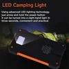 200000mAh Portable Solar Power Bank External Battery Fast Charging Waterproof Powerbank with SOS Flashlight Poverbank for Xiaomi 4