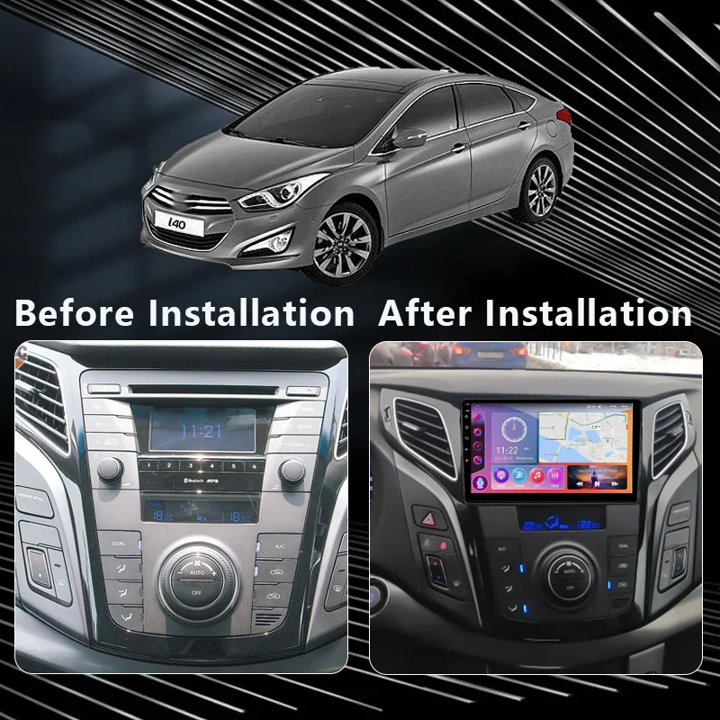 QSZN For Hyundai I40 2012-2016 Car Radio Multimedia Video Player Navigation GPS Auto Stereo Android 13 2din 2 Din DVD Carplay