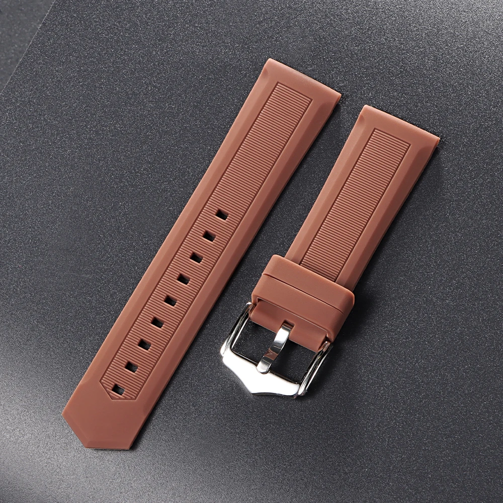 Silicone Universal Watch Band Strap - Sport Replacement Rubber Bracelet