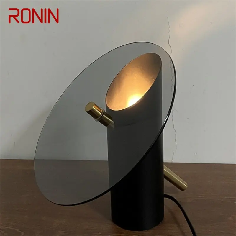 

RONIN Contemporary Simple Table Lamp LED Desk Lighting Decorative for Home Bedroom Living Room