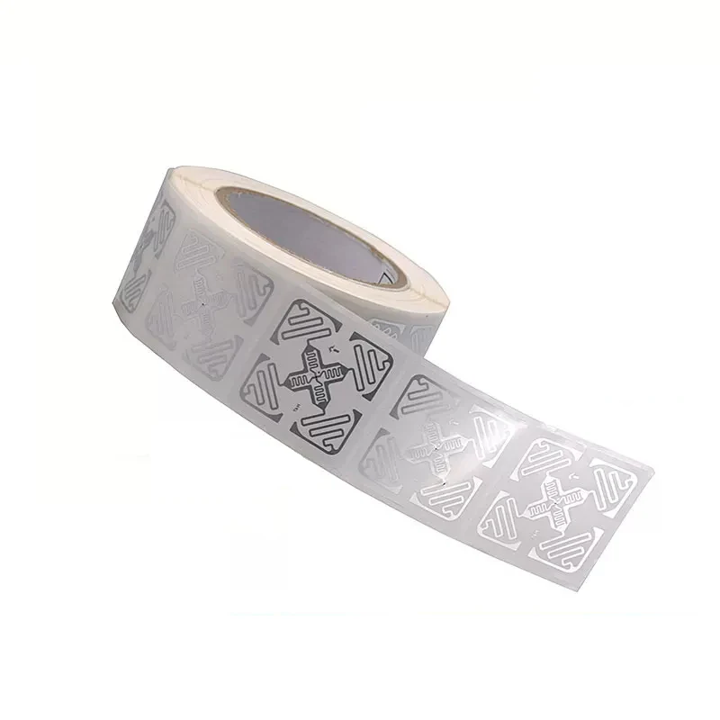 RFID UHF 코팅 종이 태그 18000-6C 860-960MHz UHF 스티커 NXP U8/U9 칩 전자 라벨 3D 전방향 915MHz 20PCS