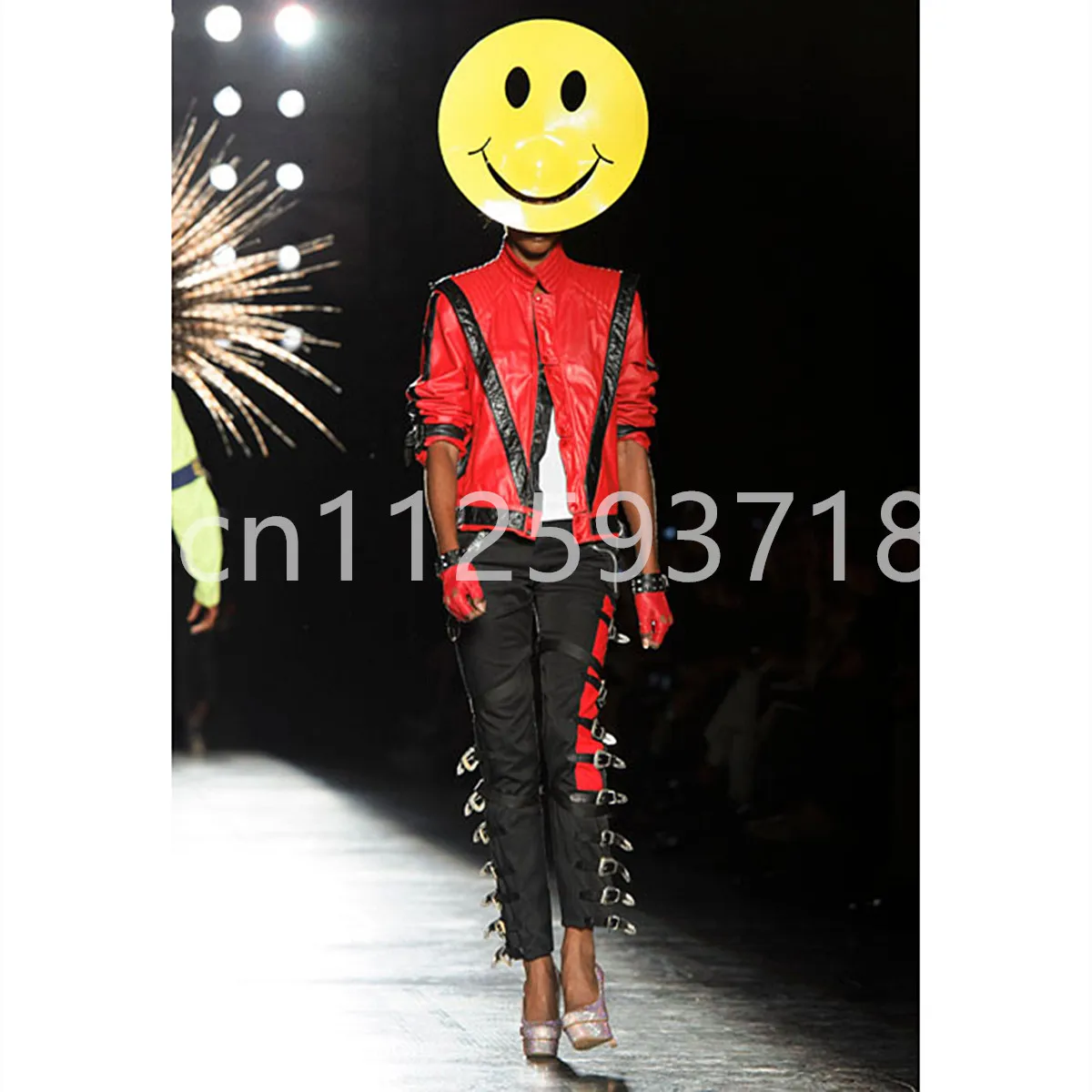 マイケル・ジャクソン スリラー 怖いコスチューム レッド レザー