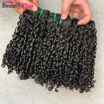 Beauty Plus capelli umani 3/4 fasci Funmi telefono spirale ricci sud Africa fornitori di capelli all'ingrosso Remy Metodo capelli umani ricci
