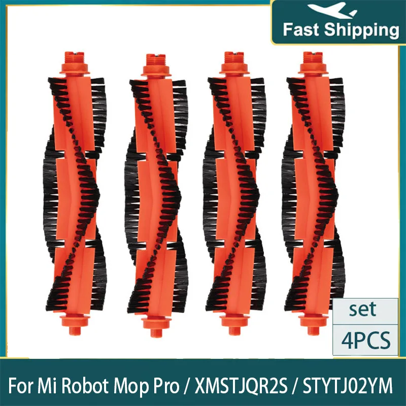 2er-Pack Ersatz-Hauptbürsten Für Xiaomi Saug-Wisch-Roboter 2S/Mop P/Mop Pro – Inkl. Reinigungswerkzeug