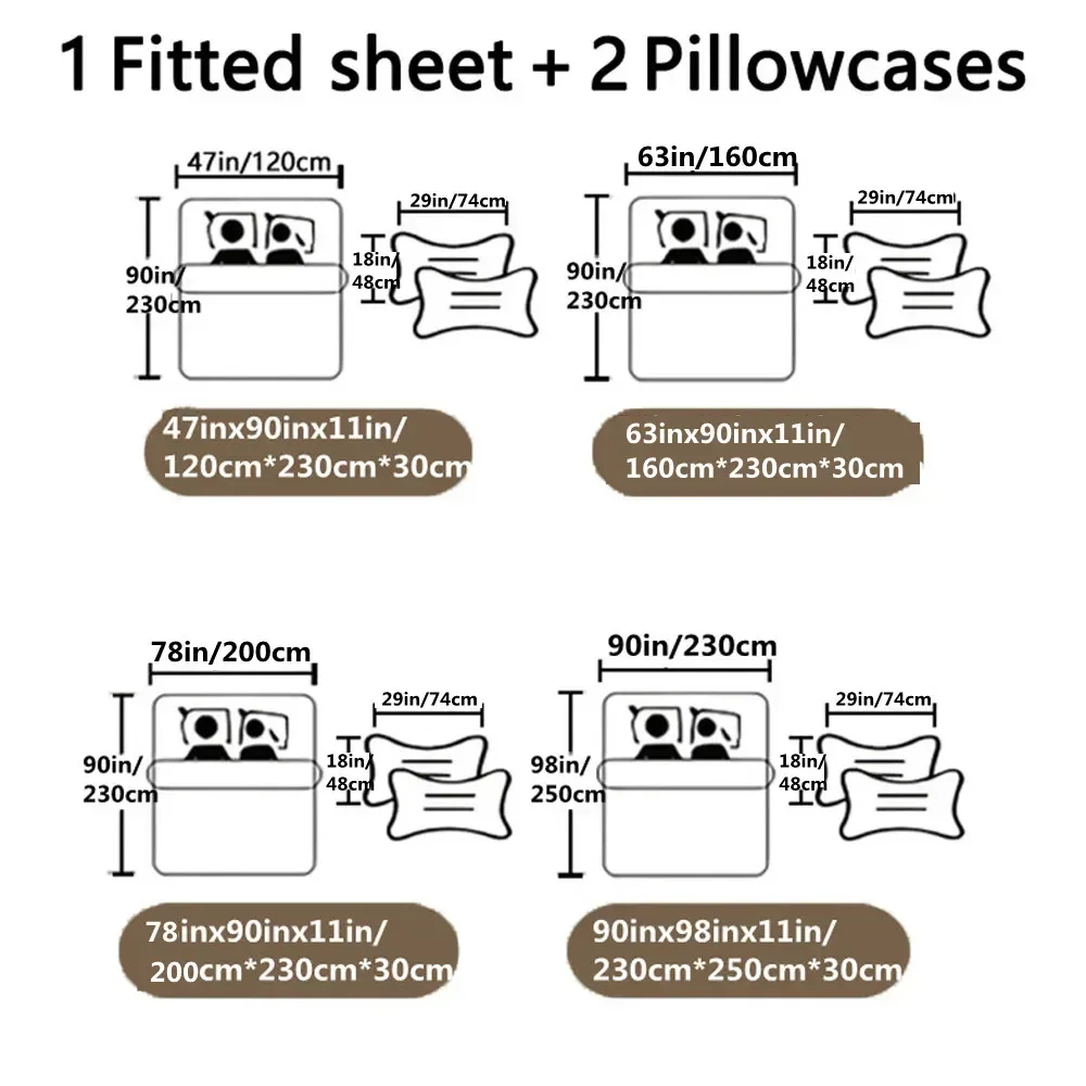 Bed Sheet Full Sets Flower Printed Flat Bed Sheets Sabanas Cama Individual Single/Queen/King Bedsheets for Double Bed Top Sheet 2