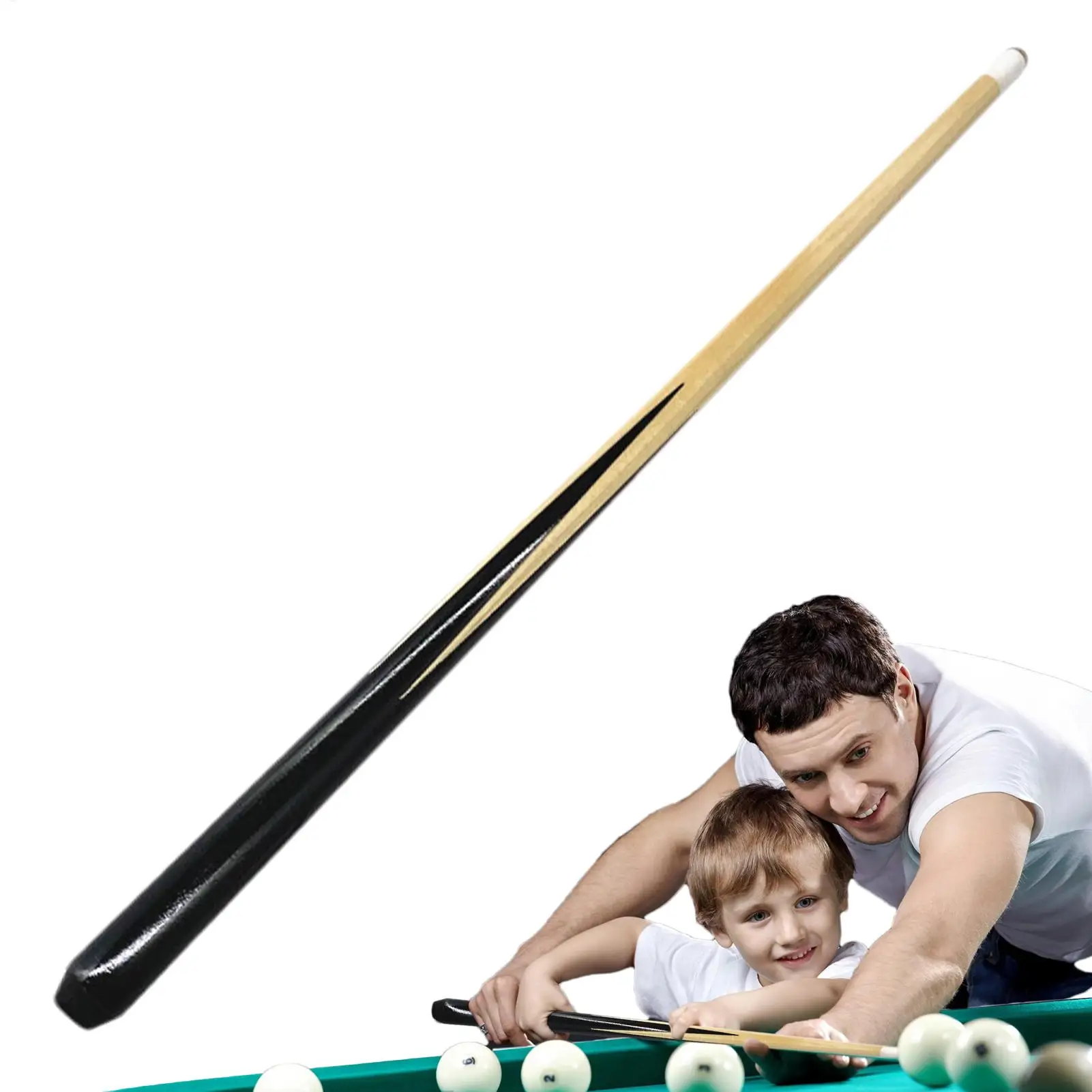 1PCS Kids Billiard Cue 50cm Wood Pool Stick Cue For Children Hand-Polished Tight Spaces Pool Stick Classic Billiards Stick ﻿