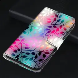 Adorable Floral Animal Kids Holster Wallet Cover - iPhone 6 or 6 S (Translucent Glass)
