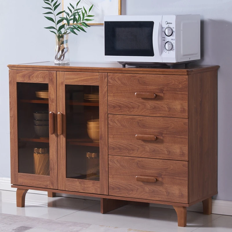 

Wooden Dining Room Sideboard Storage Kitchen Locker Display Sideboard Living Room Luxury Armoire Cuisine Home Furniture SR50CG