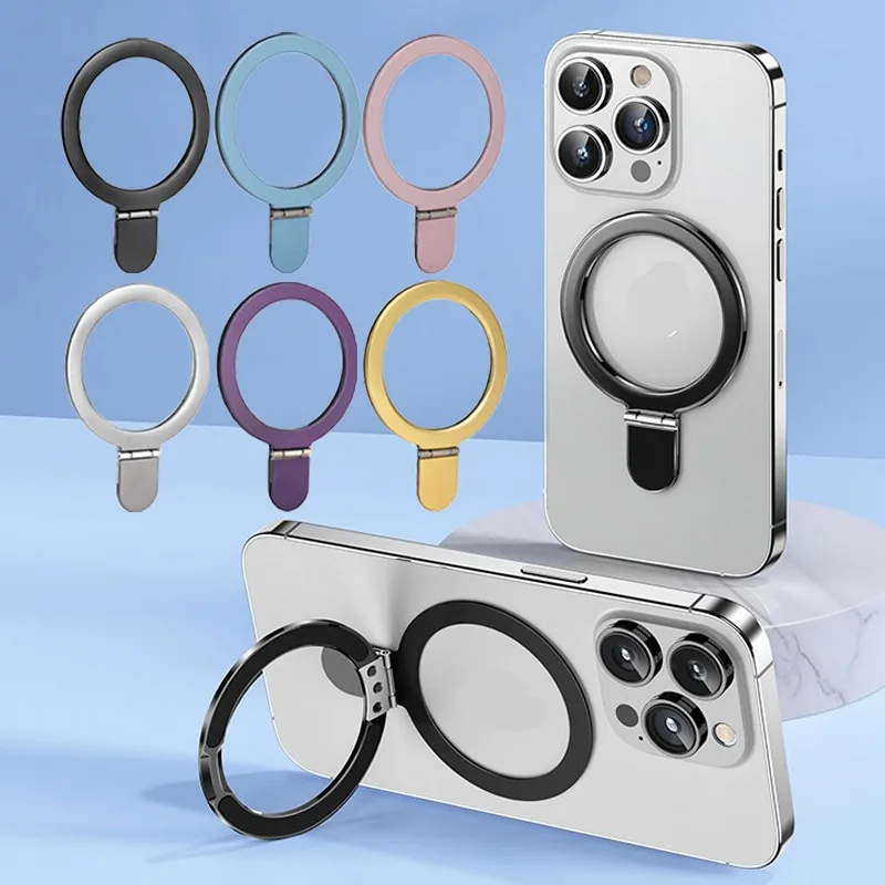 Supporto Per Anello Magnetico Universale In Lamiera Magsafe Caricabatterie Wireless Adesivo In Lamiera Di Ferro Supporto Per Telefono Magnetico Per Ip