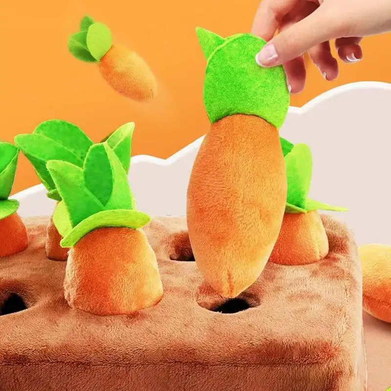 Strawberry Dog Puzzle Toy - Carrots Farm Hidee and Seek