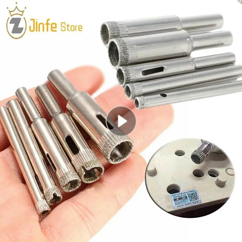 Diamond Drill Bit Set 15-Piece - Glass & Tile Hole Saws 1/4 To 2 Inch For Ceramic & Stone