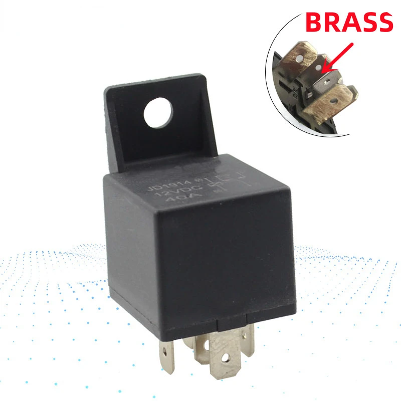 40a Automotive Car Auto Relay Brass 5 Pins 12v 24v No+nc Relays