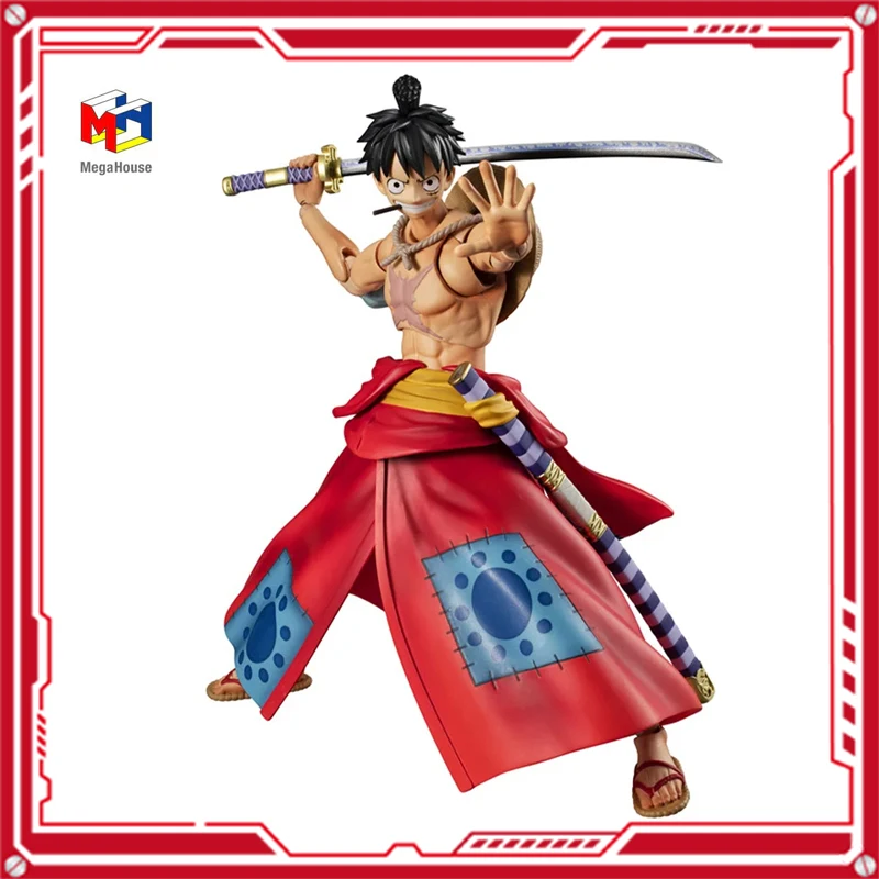 

В наличии Megahouse VA Heroes ONE PIECE Monkey D. Luffy новые оригинальные Аниме фигурки модели игрушки для мальчиков Фигурки коллекции ПВХ