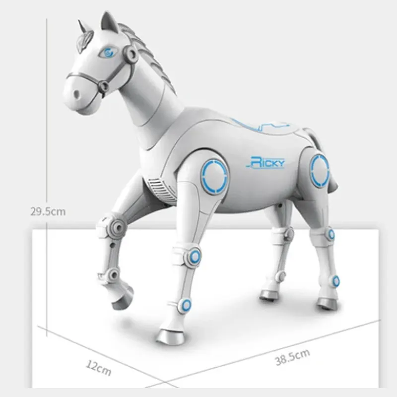 RC Smart Robot Horse Interactive Remote Control Animal Intelligent Dialogue Sing Dance Pet Electronic Music Toys 5
