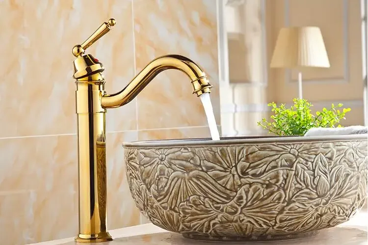 Description Picture 3 of itemFree Shipping High Arch New Deck Bathroom Basin Sink Mixer Tap Polished Antique Bronze