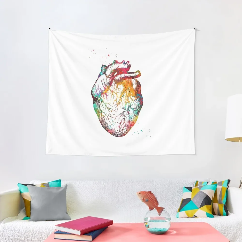 

Heart Anatomy Tapestry Carpet On The Wall Bed Room Decoration Tapestry
