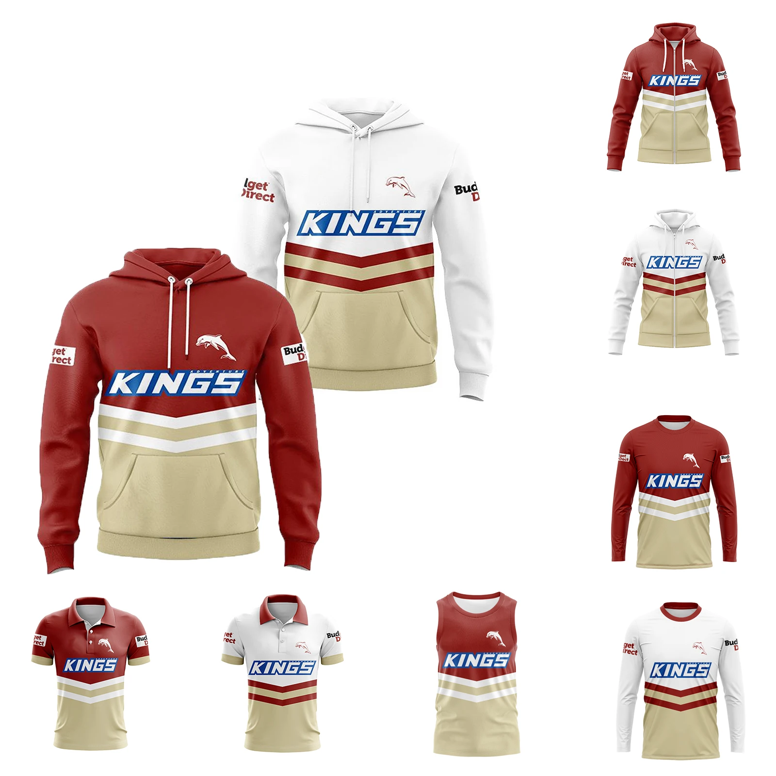 

2024 Dolphins Men’s Hoodie/Long Sleeve Rugby Jerseys