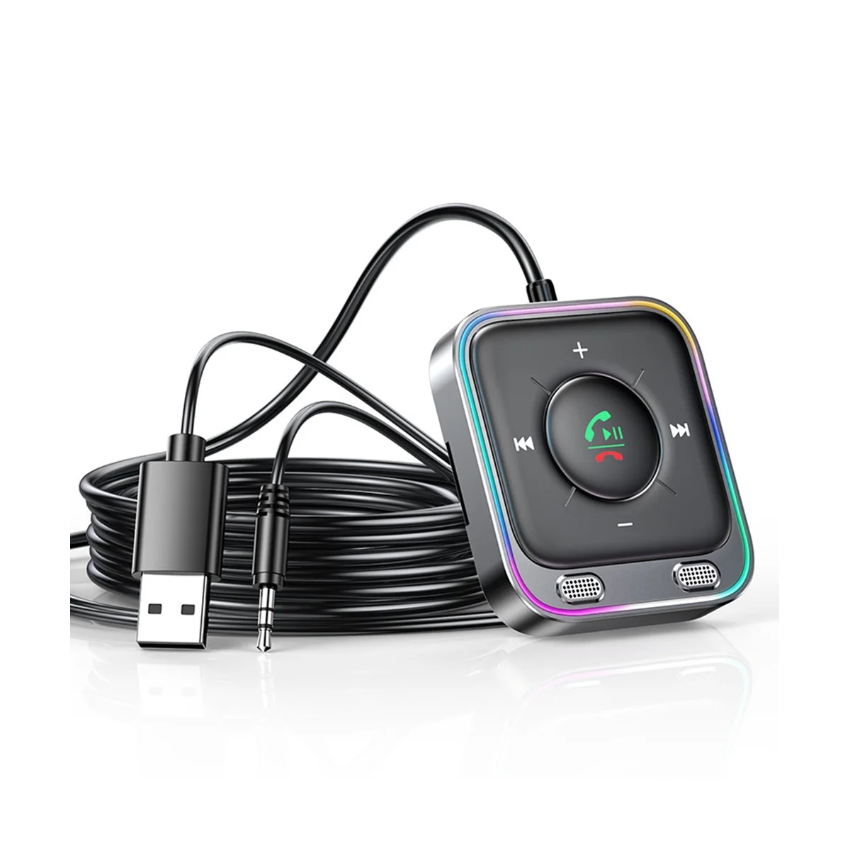 

Автомобильный Bluetooth-адаптер Joyroom 5,3 AUX с двумя микрофонами