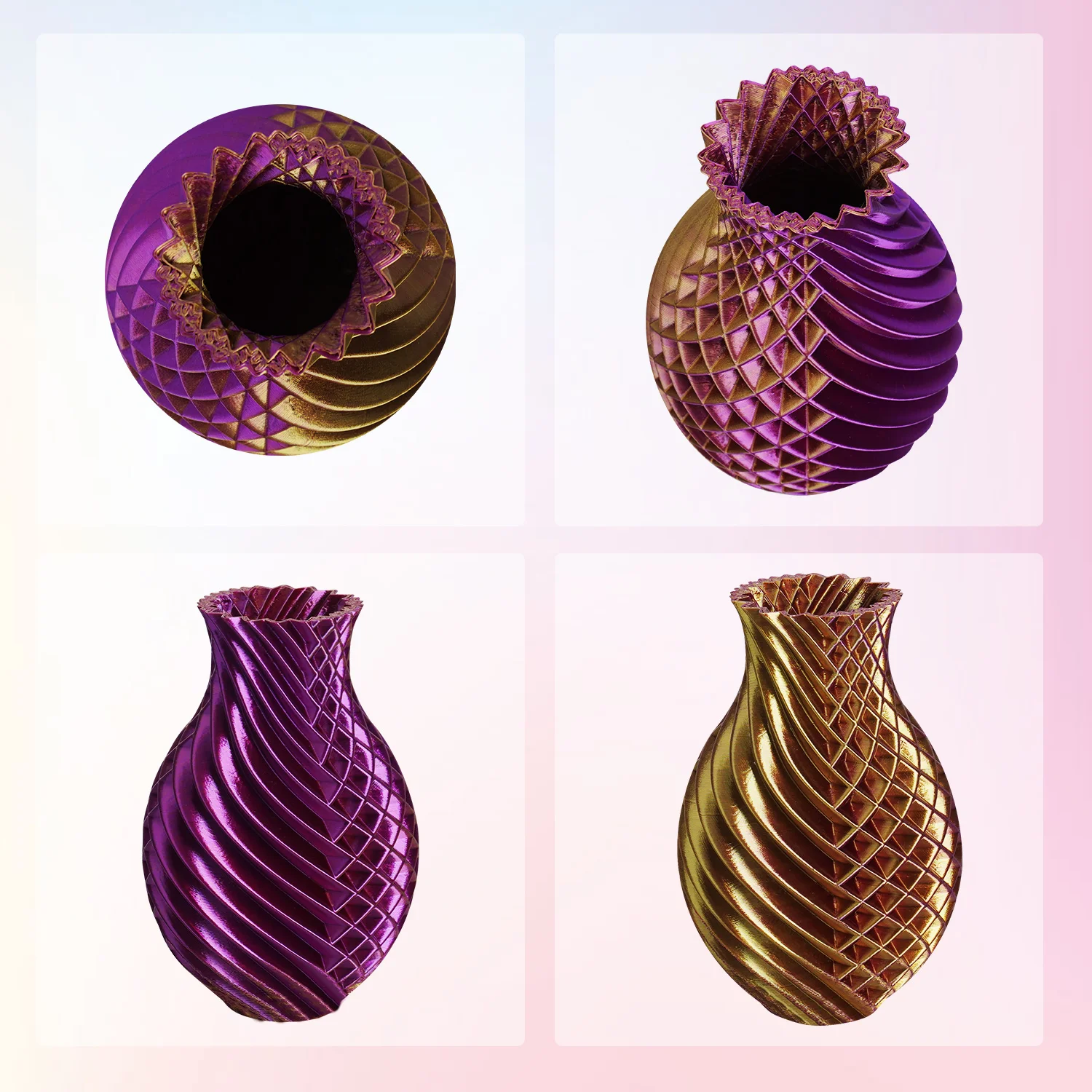 Eryone Promoção Dupla Série de Cores Fosco Pla e Seda Pla 1.75 mm para Impressão 3d Impressora Fdm Rápido Nova Chegada - Imagem 6