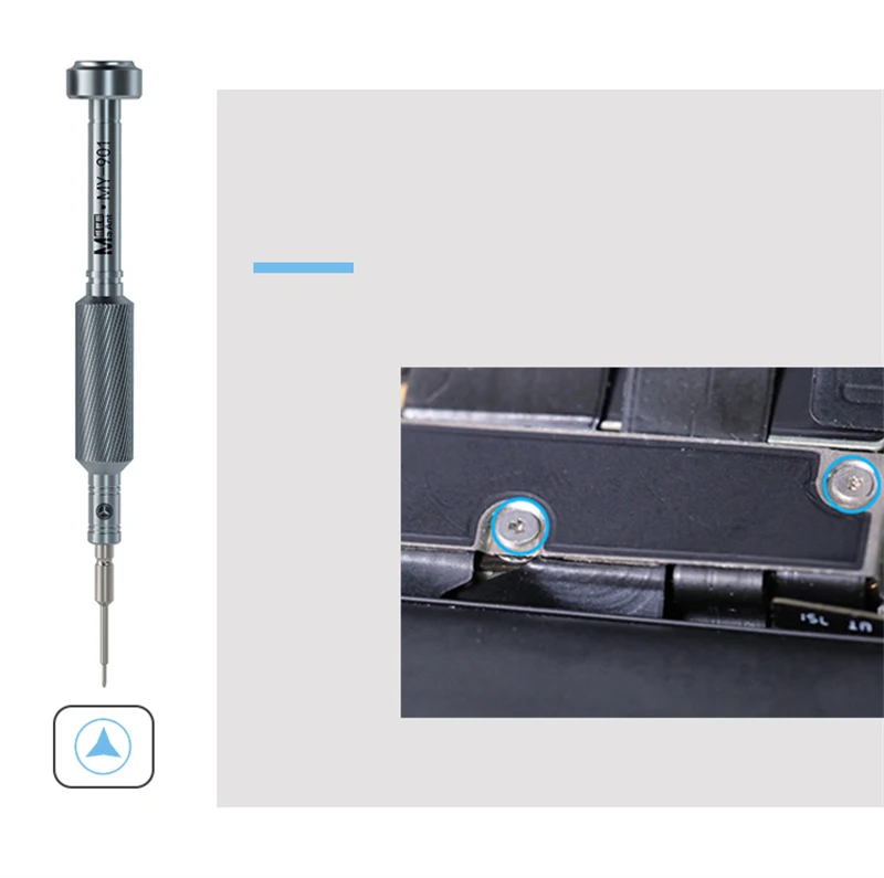 MaAnt MY-901 휴대 전화 전문 유지 보수 스크루 드라이버 Y0.6 PH000 Pentalobe 0.8 M2.5 T1 T2 비트 OEM 스크루 드라이버 세트