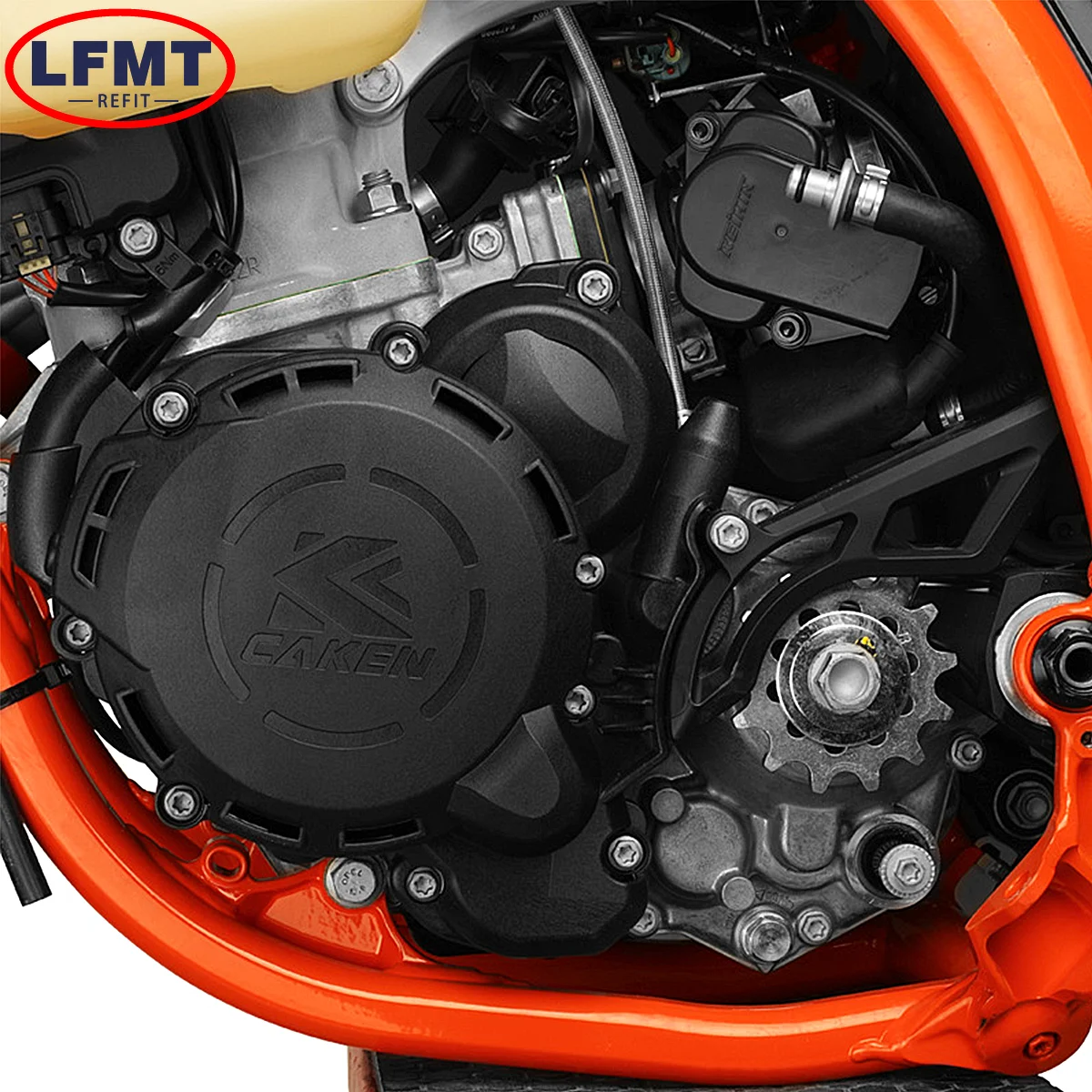 Motorrad Motor Abdeckung Kupplung Magneto Schutz Für GAS GAS EX EC MC Husqvarna TE TX FC FX FS Dirt Bike Zubehör 2023-2024 – Detail 1