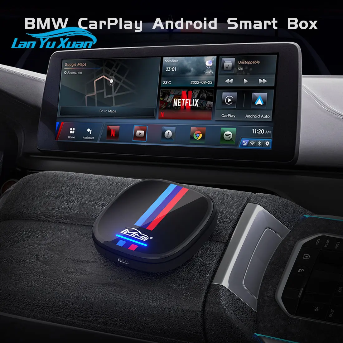 Wireless Android Carplay Mmb Ai Box Dongle Portatile Carplay Smartbox Con Simcard