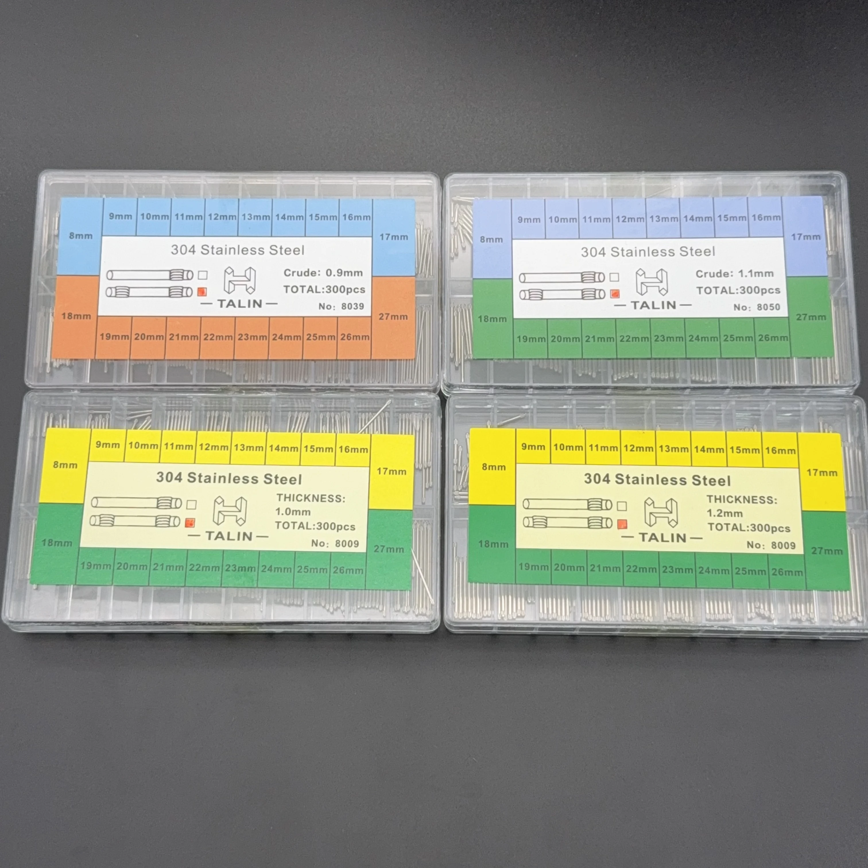 0.9/1.0/1.1/1.2mm 스테인레스 스틸 시계 밴드 스트랩 팔찌 튜브 마찰 바 링..