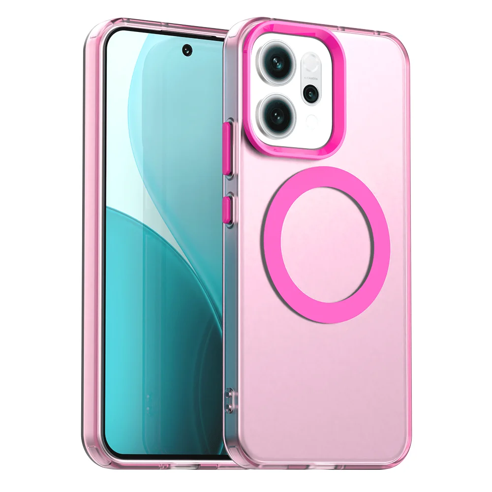 Luxury Skin Feel Candy Magnetic Back Cover for OPPO Reno - Limited Edition Case