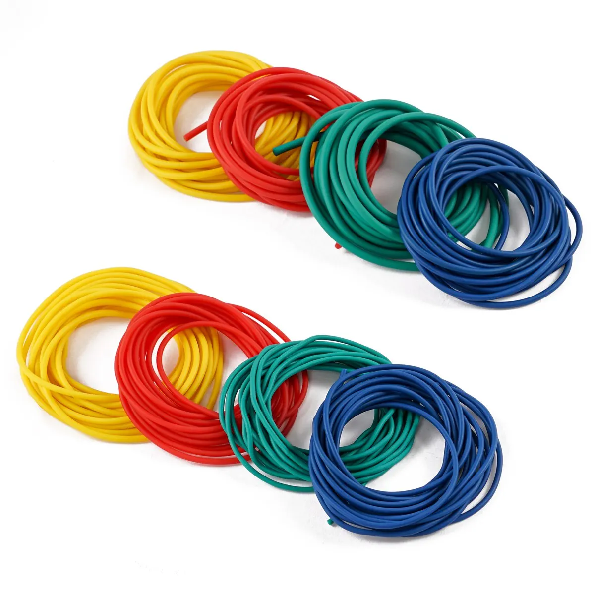 New 3m/6m/10m/20/50m Solid Core Pole Elastic Orange Diameter 2.8mm Fishing Lines Latex Tube Retention Rope Fishing Tackles 5