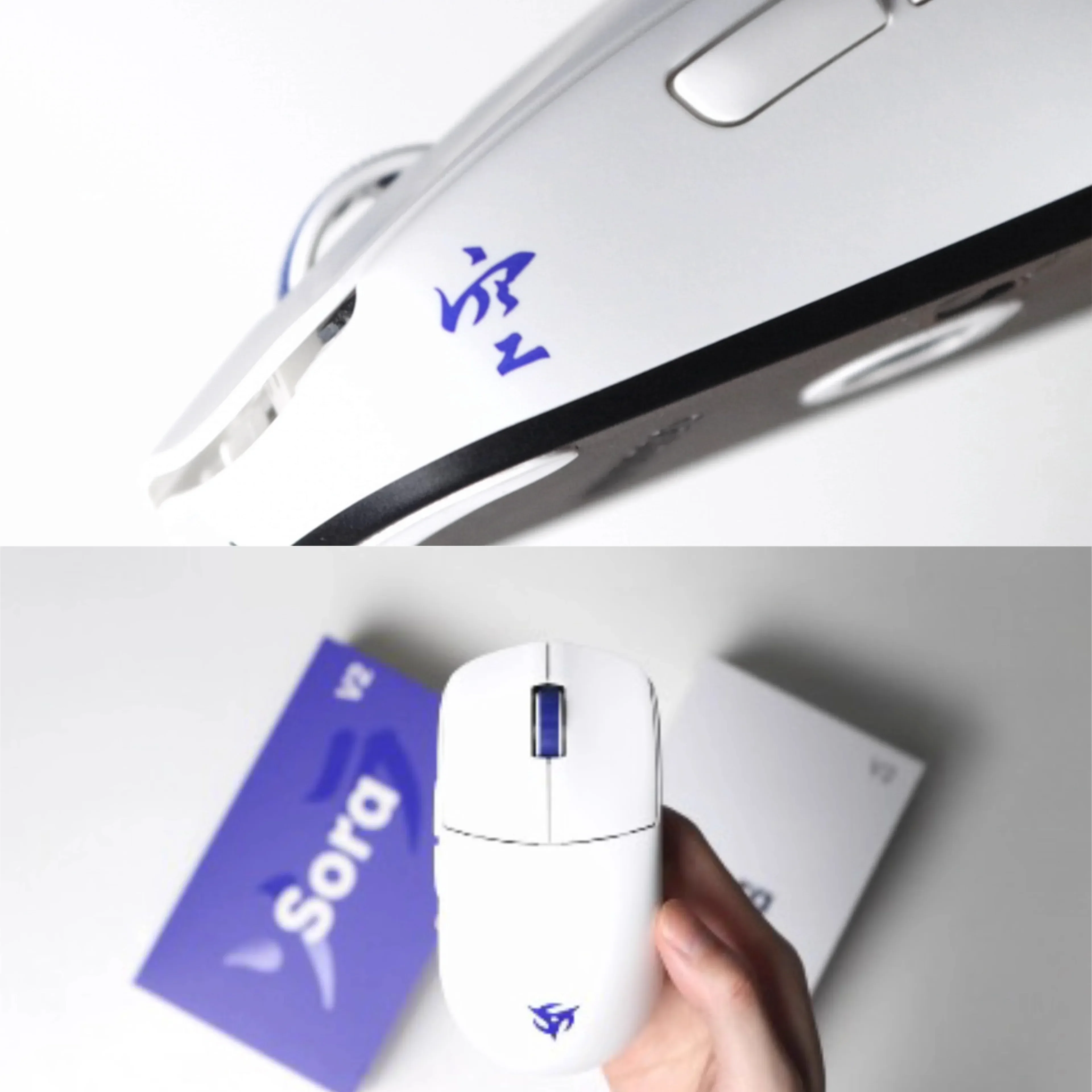 주식 Ninjutso Sora V2 8k 리턴 듀얼 모드 마우스, 무선 경량 게이머 E 스포츠 액세서리, PC 게이밍 마우스 선물