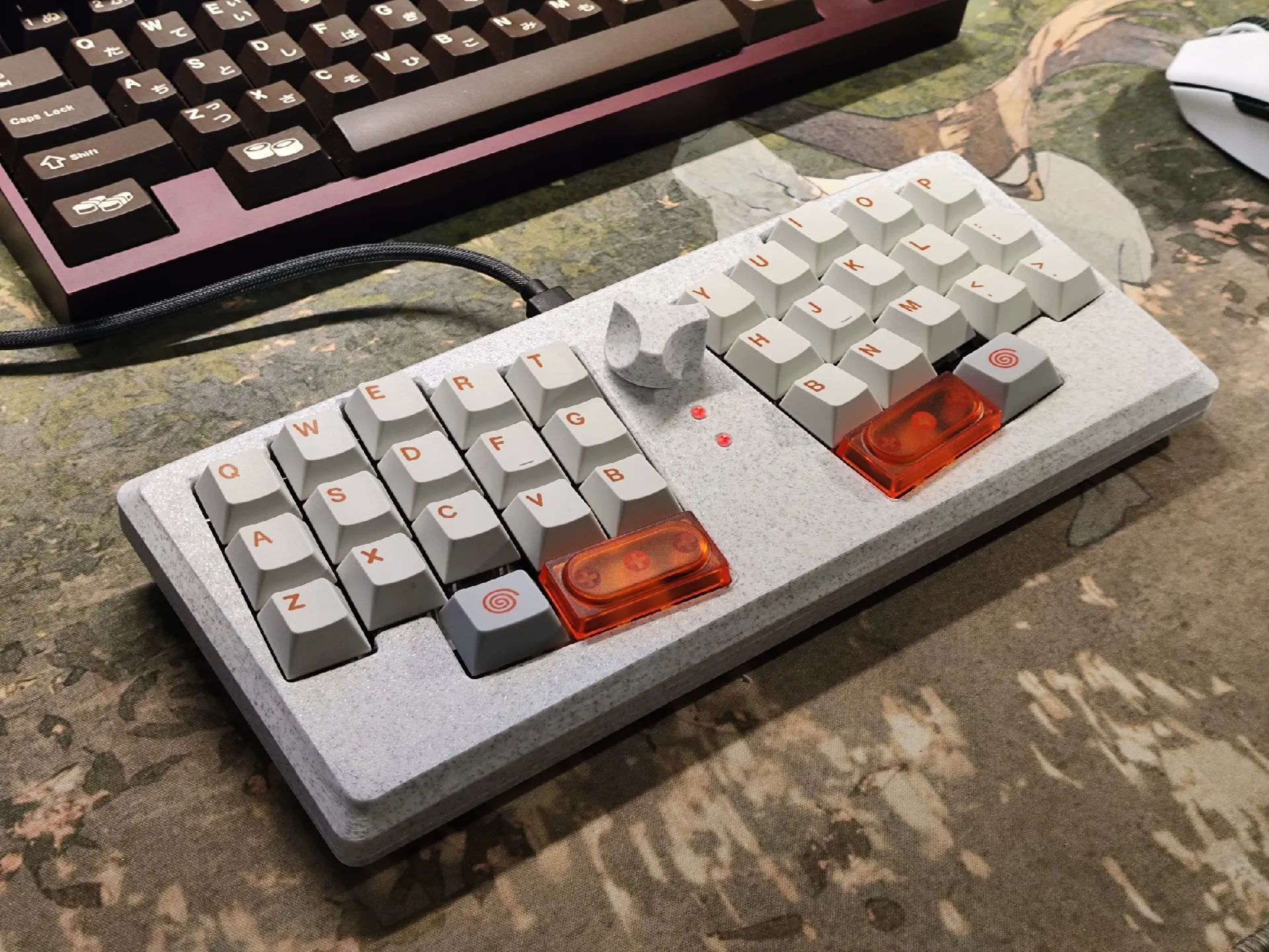 ミニメカニカルワイヤードキーボードキット,30キー,ホット