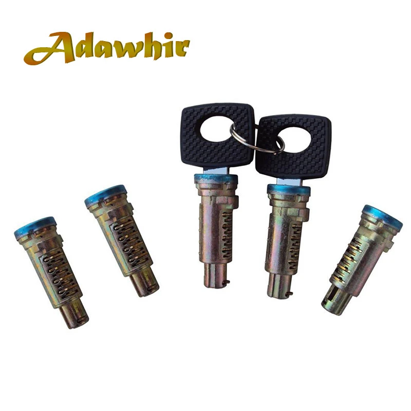5Pcs Serratura Della Porta Barili Con 2 Chiavi Qualsiasi Porta Per Mercedes Benz Vito W638